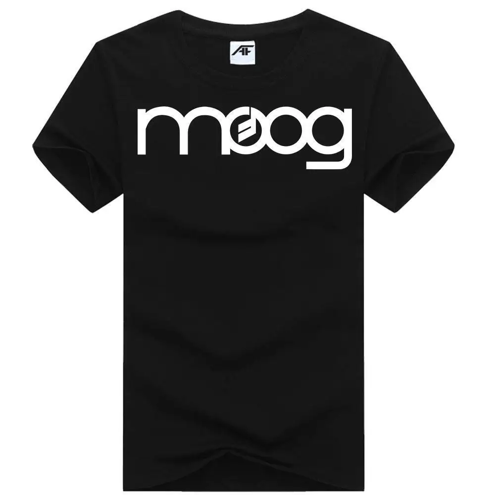 Футболка Moog с классическим логотипом для мальчиков, новинка, футболка с круглым вырезом, повседневная одежда