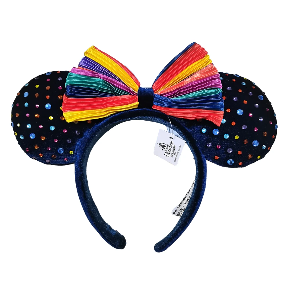 best Baby Accessories Disney Mickey Mouse Headband Transparent Plush Ball ears Headband Cartoon Minnie Ears Birthday Party Decoration(Free Shipping) custom baby accessories Baby Accessories
