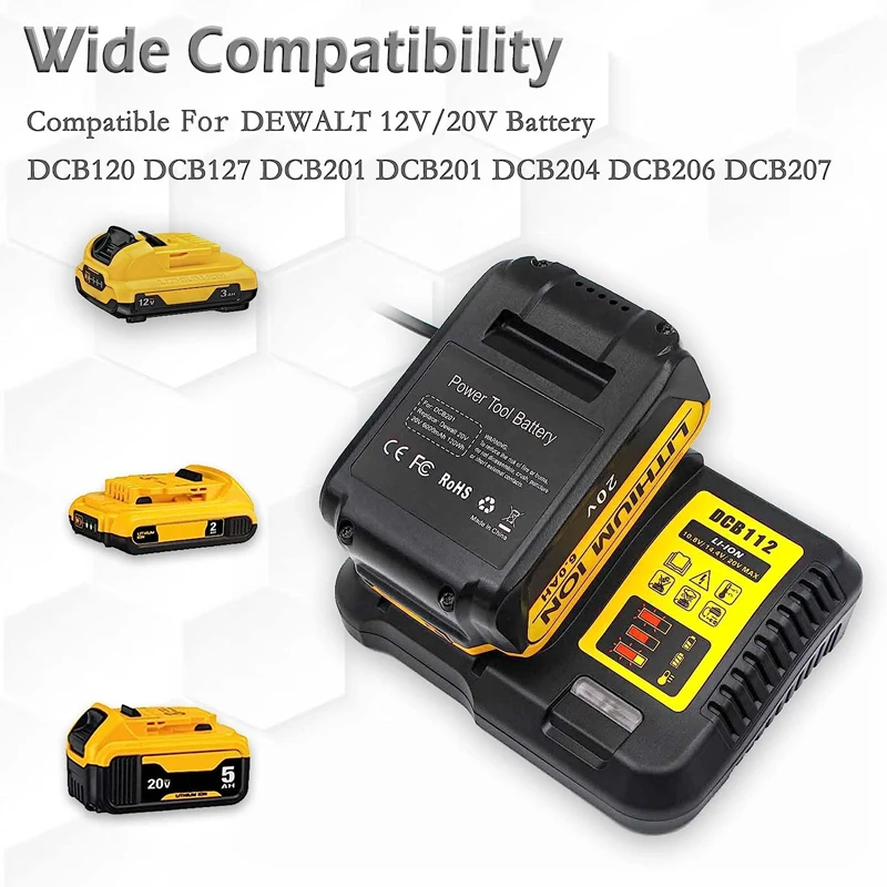 dewalt cigarette lighter charger 240 40 Level 2 EV 25 21V 2.0A/ 20V 2.0A Max;Charger Type DEWALT Heavy Duty 24W USB
