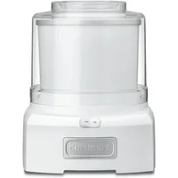 Cuisinart Ice Cream Maker Machine, 1.5 Quart Sorbet, Frozen Yogurt Maker, Double Insulated, White, ICE-21P1 1