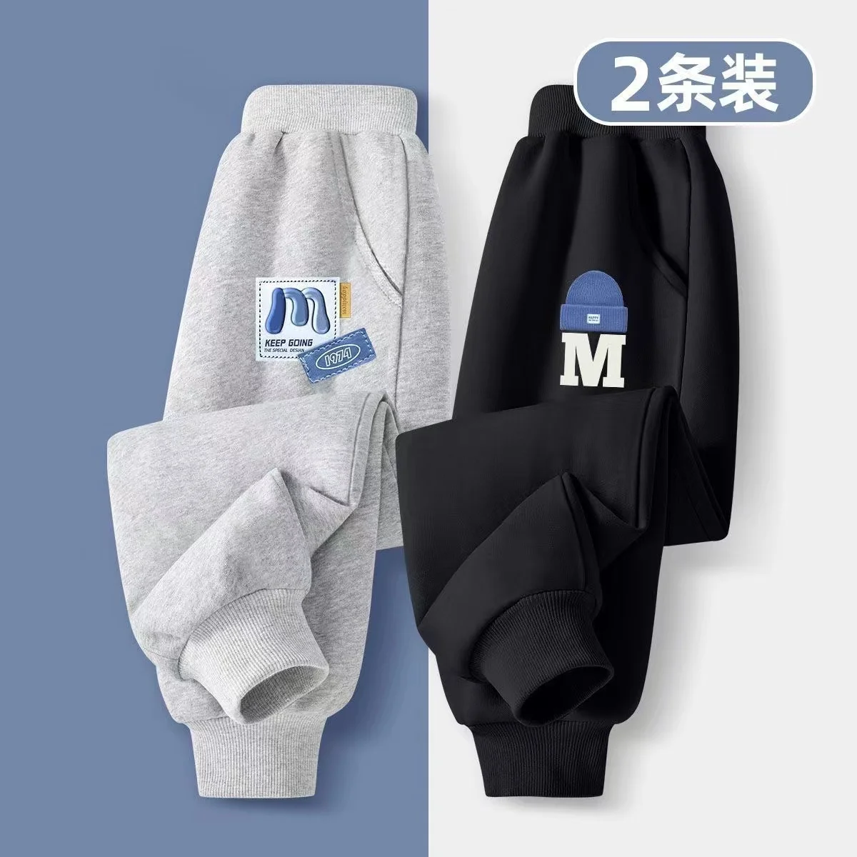 2 قطعة  مجموعة الخريف الصبي الملابس عارضة الأطفال الفتيات الكرتون طباعة السراويل طفل الرياضة أسفل طفل أزياء رياضية