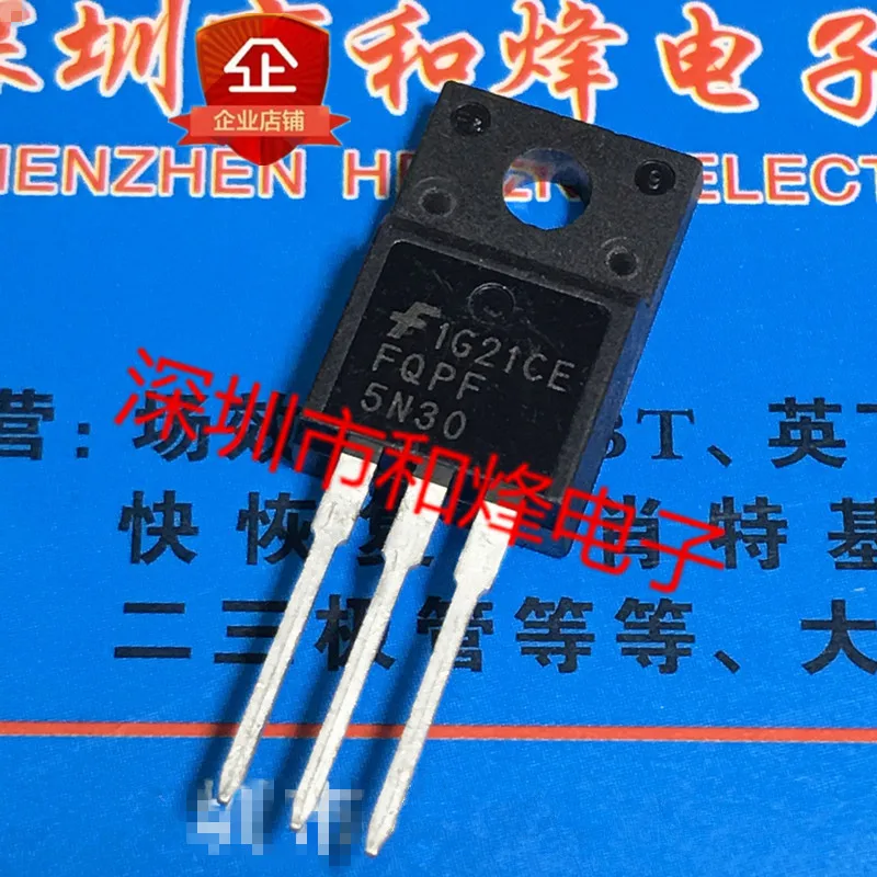 

5 шт.-10 шт. FQPF5N30 TO-220F 3.9A 300V Новый и оригинальный в наличии