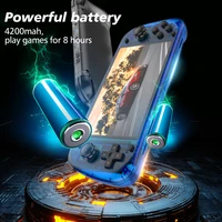 5.1inch Game Console R50S 128G IPS Screen Video Game Consoles Wifi Two-player Online Gaming Pocket R36S Upgraded Consolas 5