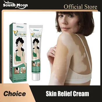 South Moon Skin Relief Cream Eliminate White Mark Repairing Leukoplakia Deeply Nourishing External Vitiligo Treatment Creams 20g