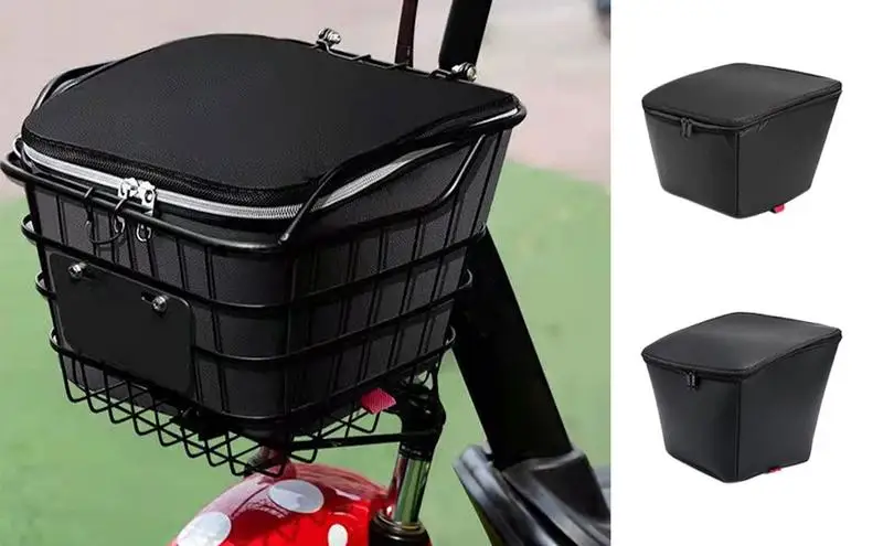 

Bike Basket Front Waterproof Universal Fit Motorcycle Pannier Bag Saddle Side Bags Motorcycle Bumper Repair Tool Placement Bag