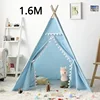 1.6M Portable Kids Tent Play House for Children Tent Cabana Tipi Infantil Baby Teepee Tents Castle LED Lights/Carpet/Decoration 6
