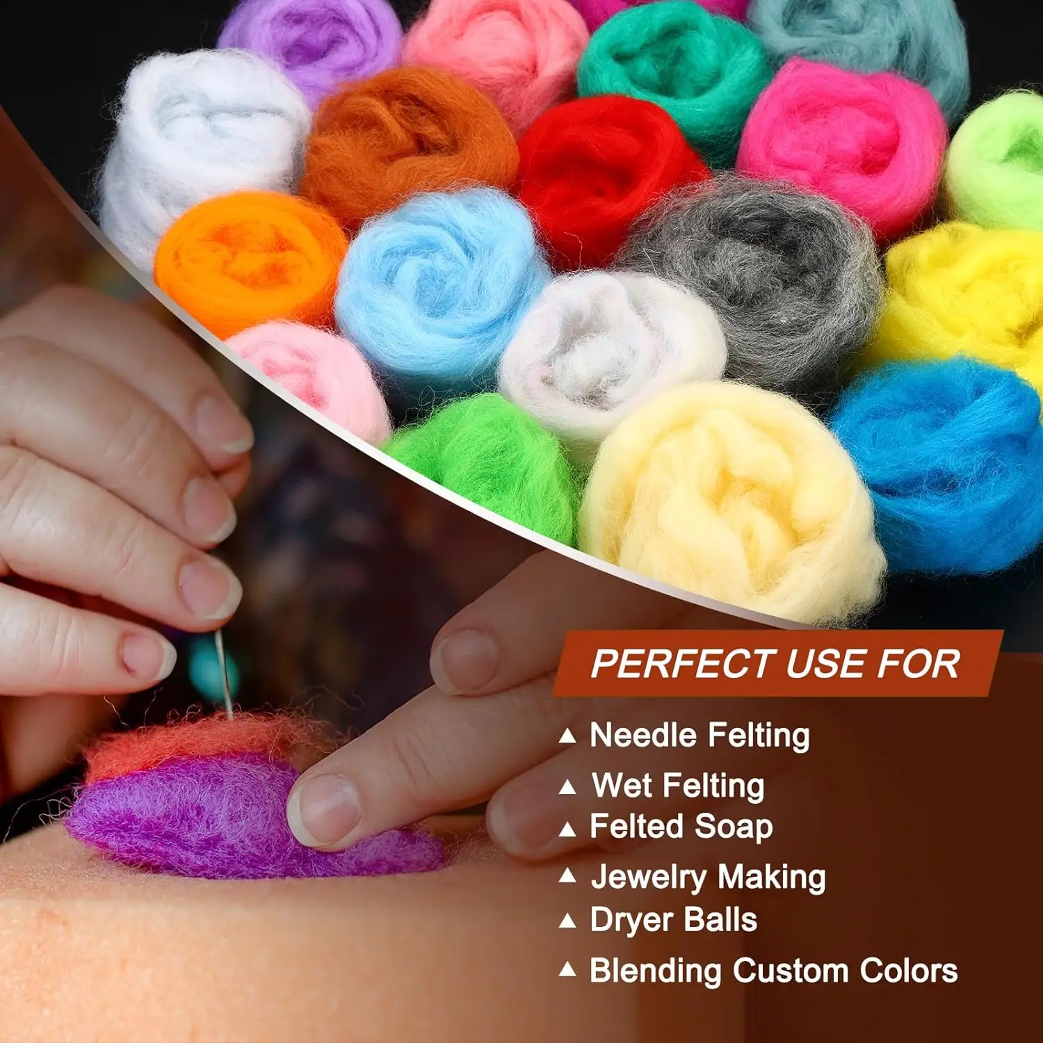 Needle Felting Wool 5