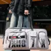 Badminton Bag for Adults Racquet Carry Bag Zipper Closure Waterproof Duffle Bag with Shoe Compartment for Professional Athletes 4