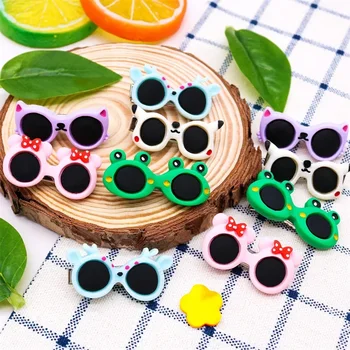 Fashion Pet Hair Clips Cute Dog Glasses Cute Animals Shape Puppy Hairpin for Small Dogs Products Pets Hair Grooming Accessories