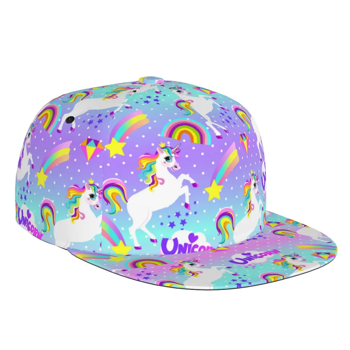 

Unicorns 3D Print Baseball Cap Casual Sun Hat Elegant Ethnic Style Fashion Stage Hip Hop Women Men