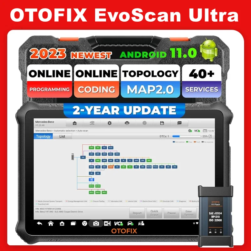 Otofix Evoscan Ultra Top Strumento Diagnostico Per Auto J2534 Scanner Diagnostico Di Programmazione Ecu
