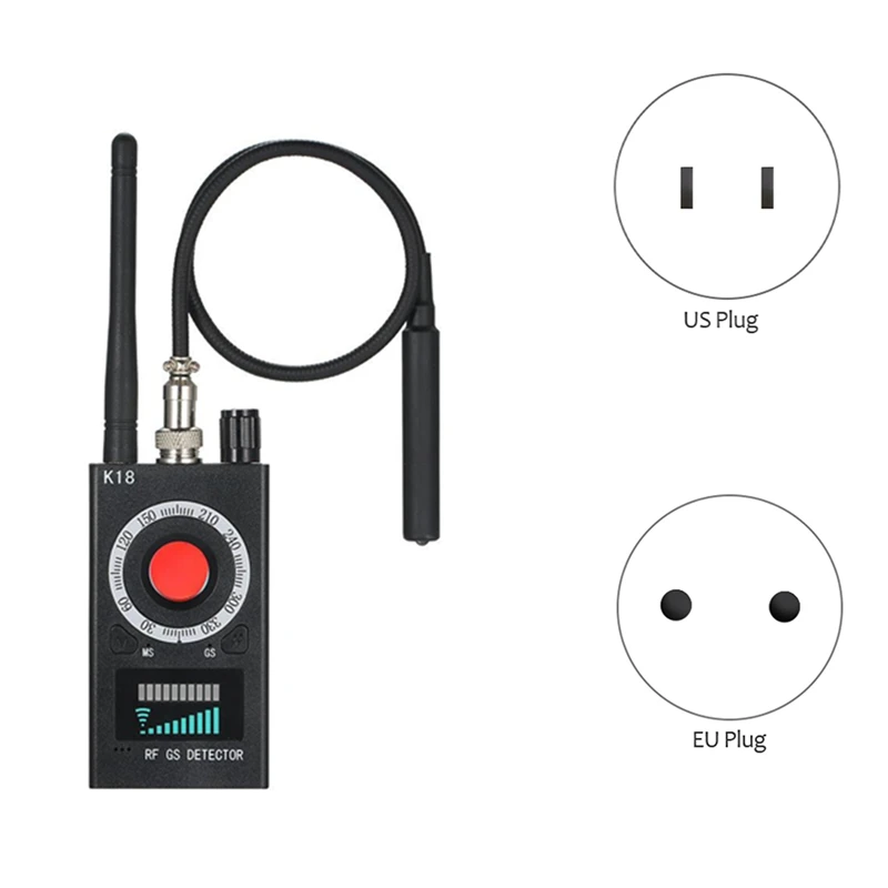 

F50 New K18 Multifunction Detector Mini Audio Spy Camera GSM Finder GPS Signal Lens RF Locator Tracker Detection