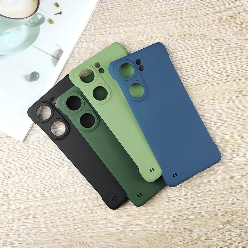Frameless Slim Matte Shockproof Back Cover