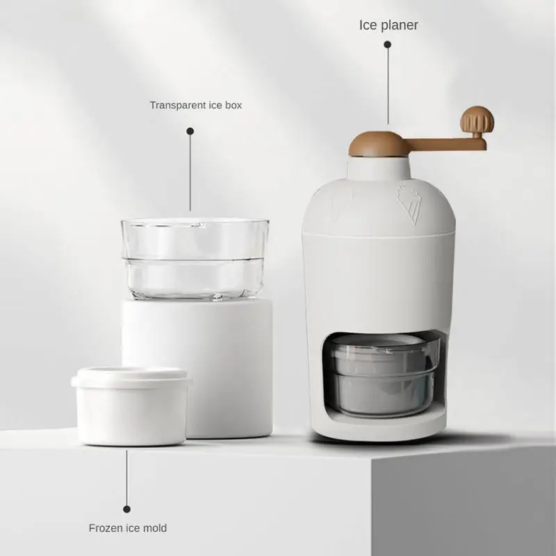 Shaved Ice Machine Home Convenient Small Hand-cranked Ice Machine Continuous Ice Broken Hail Ice Mechanism Ice Smoothie Machine - Image 4