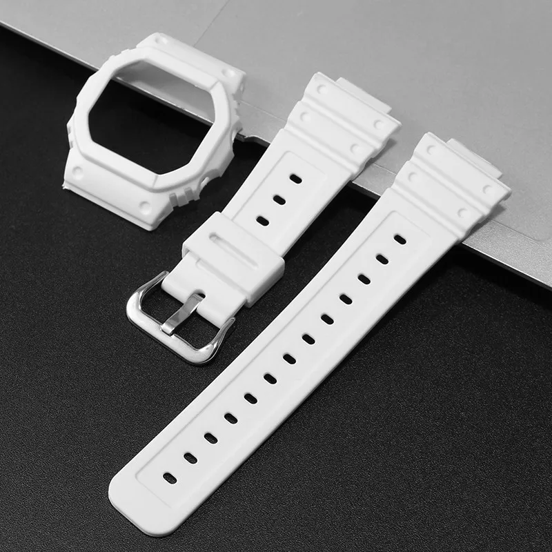 Enhanced Silicone Watch Strap for G-SHOCK Small Square Watches