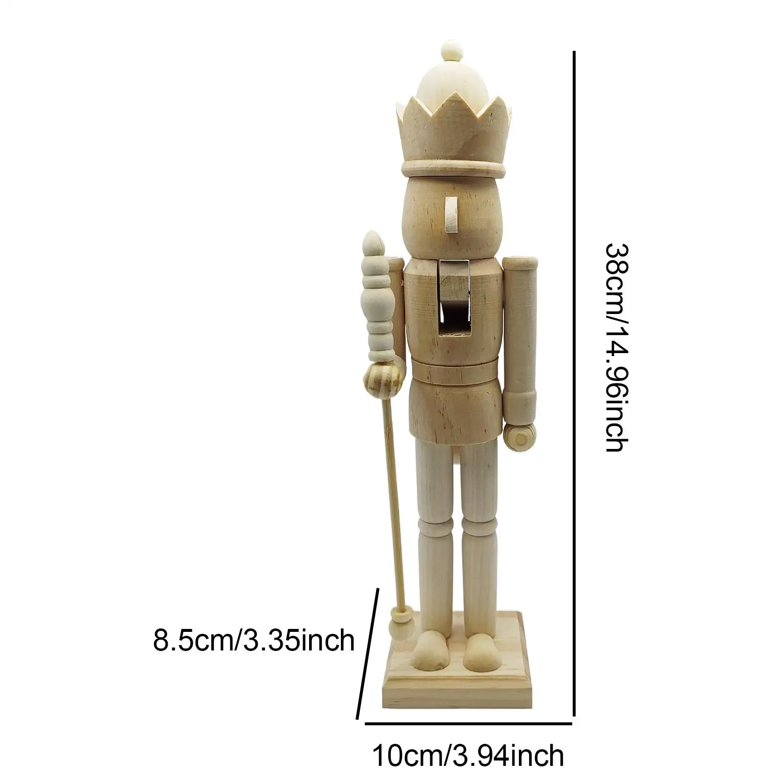 Nussknacker Figuren,38 Cm Holz Deko Für Fest Party Esstisch