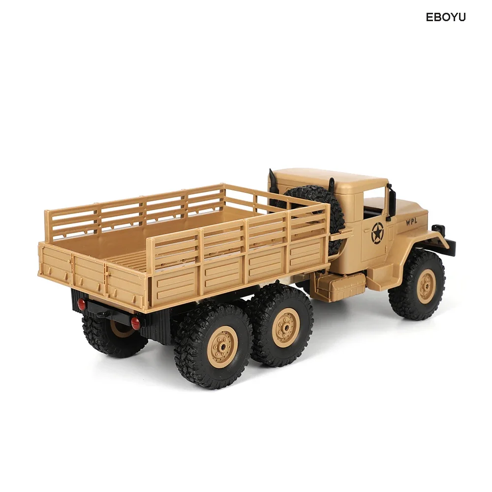 WPL B16 RC Truck B-16 1/16 2.4G 6WD Crawler Off Road RC Car With Light RTR Gift Toy for Kids 5