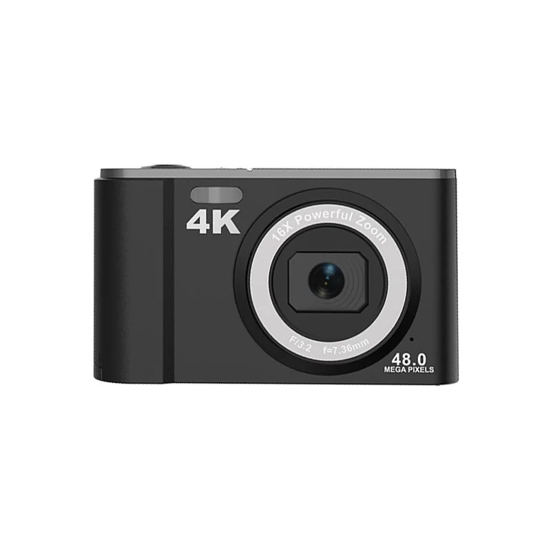 

New 48 Million Pixels Hd Digital Camera 4K Shoot Record Mini Camera 2.8 Inch Screen 16X Zoom Camera with Lanyard Mini Camera