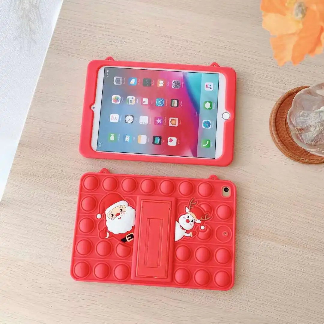 Kid Cartoon Unicorn POP IT 3D Decompression Shockproof Tablet