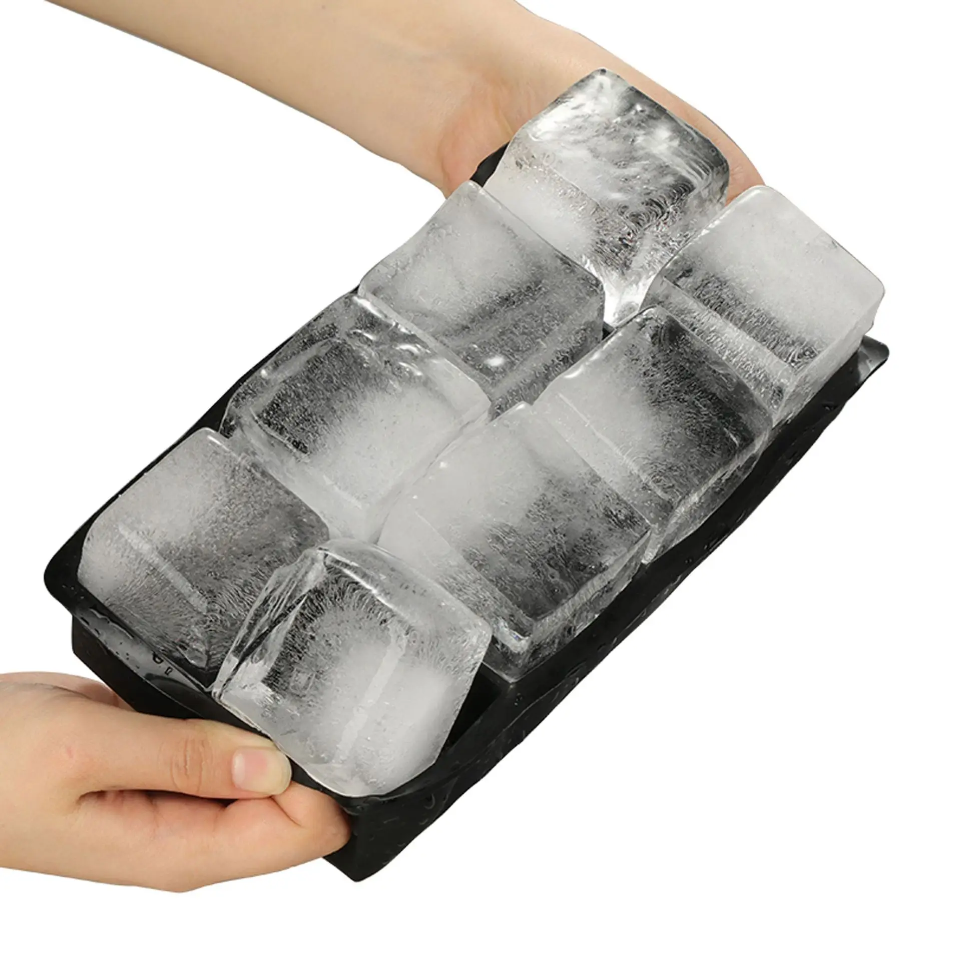 4 Grids Ice Cup Mold Silicone Ice Cube Tray Ice Mould Ice Shot