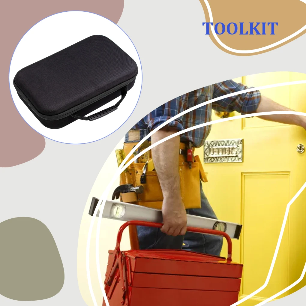 Tools Bag Empty Storage Drill Organizer Portable Zipper Closure Work Pouch Reusable Technician Organization Case 3