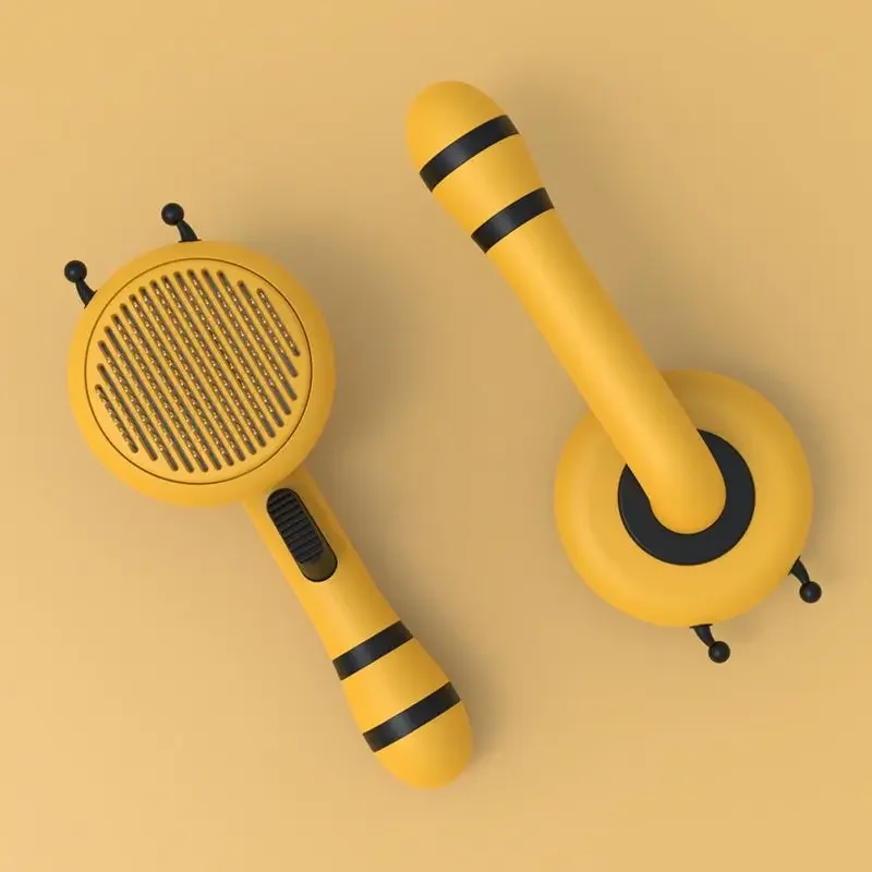 

0917190805006Little Bee Pet Cat Comb Float Removal Cat Comb Brush Special Cat Cake Maker for Young Cats Dog Hair Comb