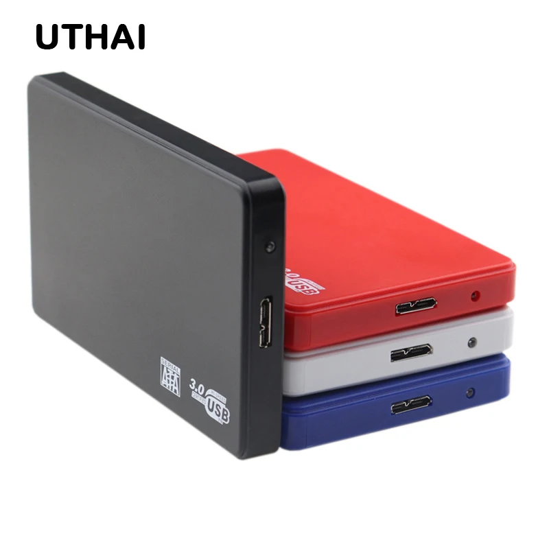 External Hard Drive Case UTHAI BN01 2.5" SATA to USB3.0 interface Mobile High-Speed USB Laptop SSD Solid-State Drive Case