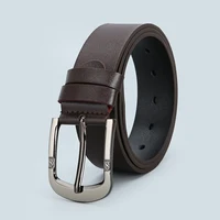 Ceinture en cuir véritable pour hommes, rétro, décontractée, à la mode, marque de luxe, de haute qualité, pour hommes, décoration de jeans, nouvelle collection 2