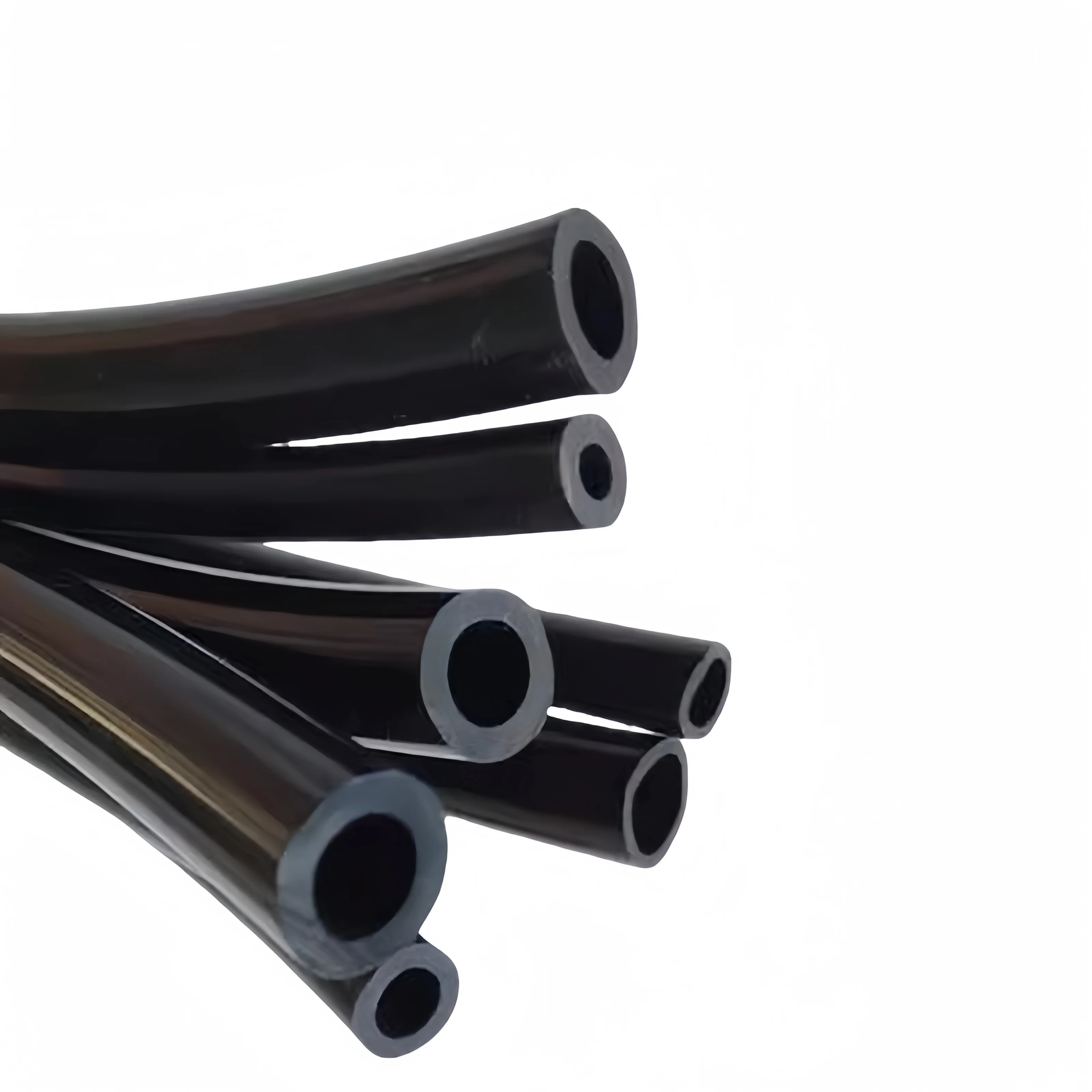 thumbnail image 1 of Tubo de manguera de silicona resistente a la temperatura grado industrial 1 metro negro, 1 of 4