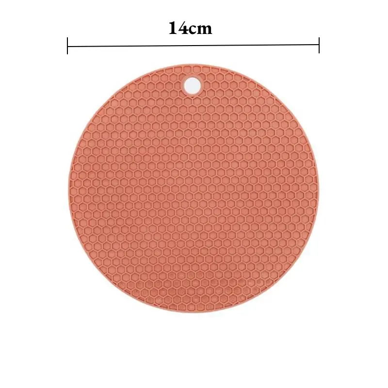 FAIS DU 2pcs Multifunctional Round Heat Resistant Silicone Mat Cup