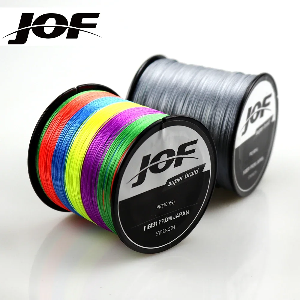 Fishing line JOF 9 Strands 8 Strands 1000M 500M 300M PE Braided Fishing Line Japan Multicolour Saltwater