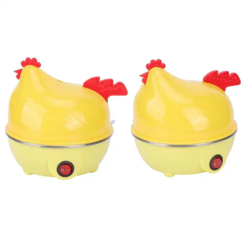 Electric Egg Cooker 350W 7 Egg Capacity Automatic Shut Off Mini Breakfast Machine Multifunction Chicken Shape Rapid Egg Boiler 3