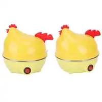 Electric Egg Cooker 350W 7 Egg Capacity Automatic Shut Off Mini Breakfast Machine Multifunction Chicken Shape Rapid Egg Boiler 3
