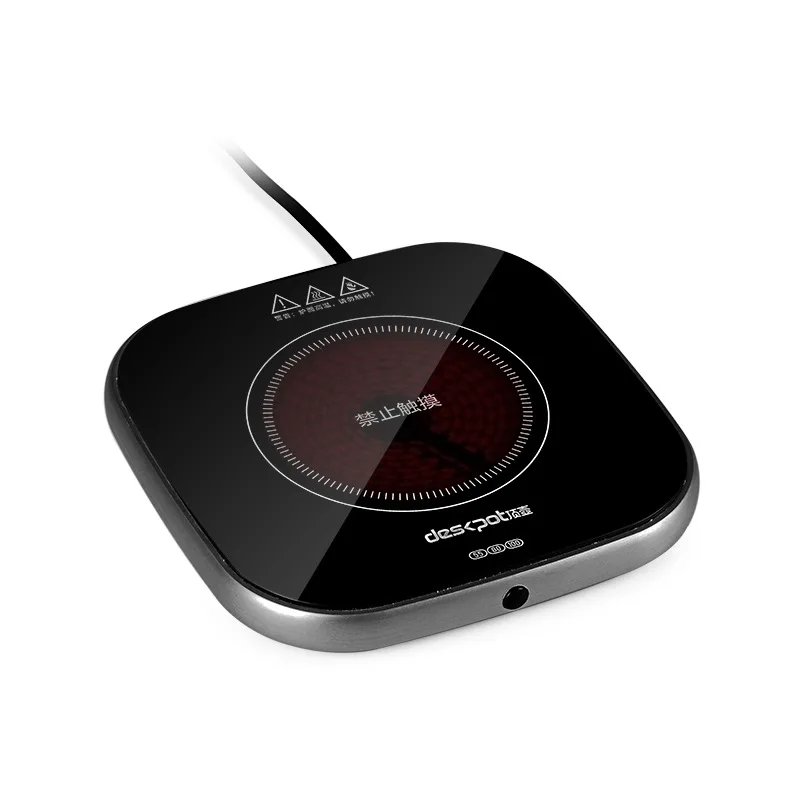 220V Cup Heater Electric Stove Hot Cooker Plate Boil Water Hot Tea Maker Coffee Milk Warmer Heating Pad Insulation Base Coaster
