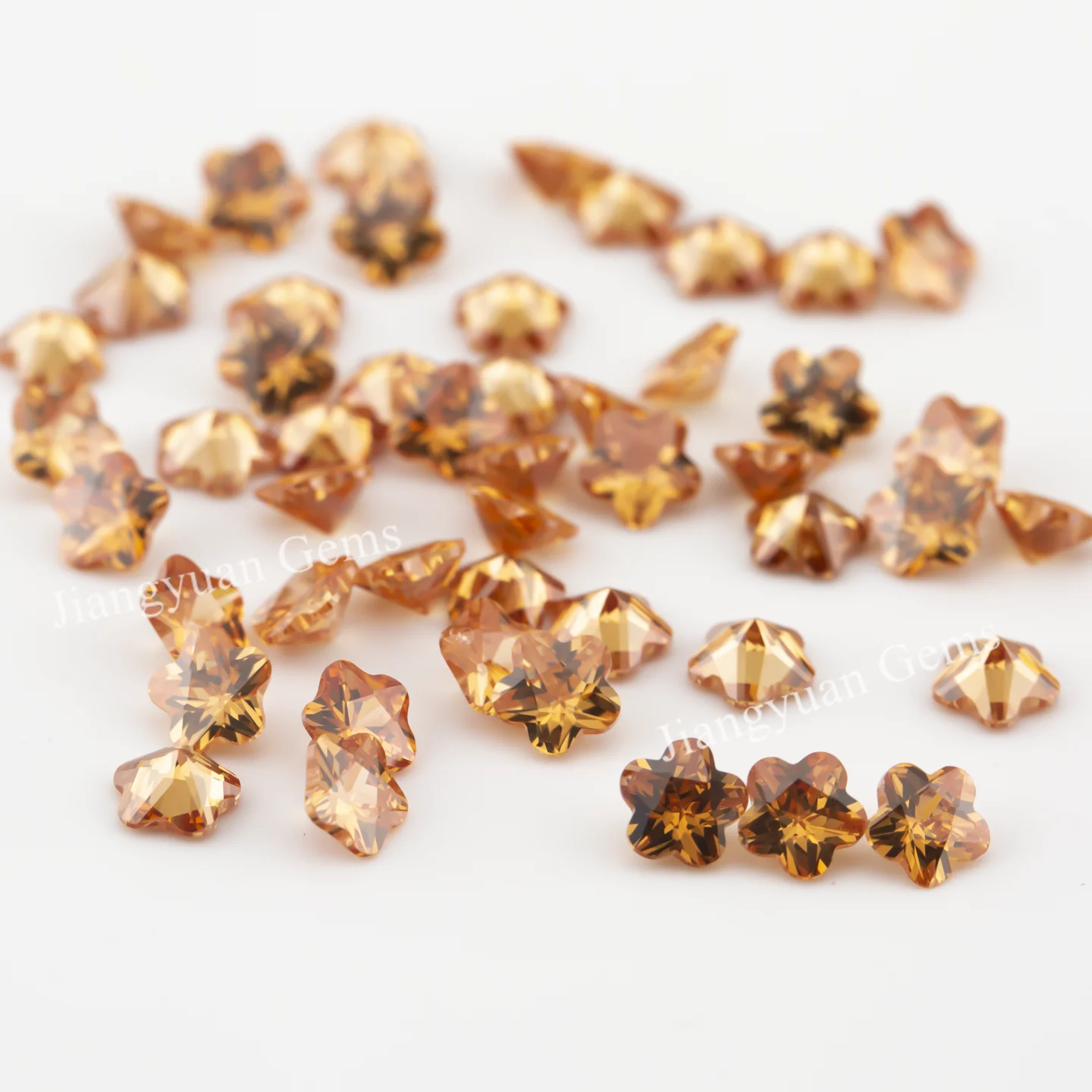 Größe 3x3mm ~ 10x10mm 5A Zirkon Blumenform Verschiedene Farben Zirkonia Stein Lose CZ Synthetischer Edelstein für die Schmuckherstellung – Detail 15