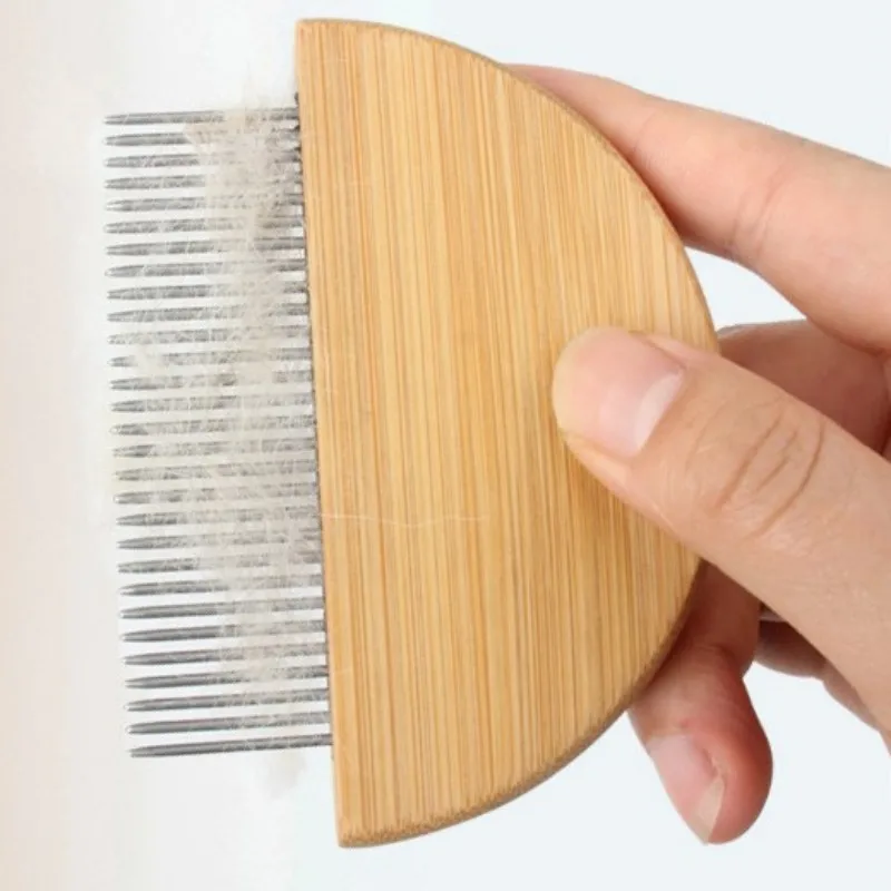 Cat Comb Cat Hair Remover Wooden Dense Combs for Cats Black Chin Cleaning Mouth Hair Cats Brush Massage Kitten Comb Pet Products 5