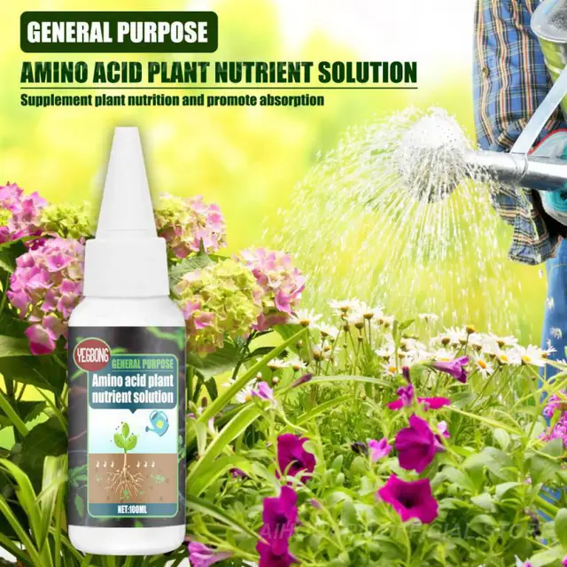 30 Ml -Es Aminosav Növényi Tápanyag -Oldat Műtrágya Táplálkozás És Elősegíti Az Elárulási Mag Szerves Gyökérzetű Műtrágyát - Image 3