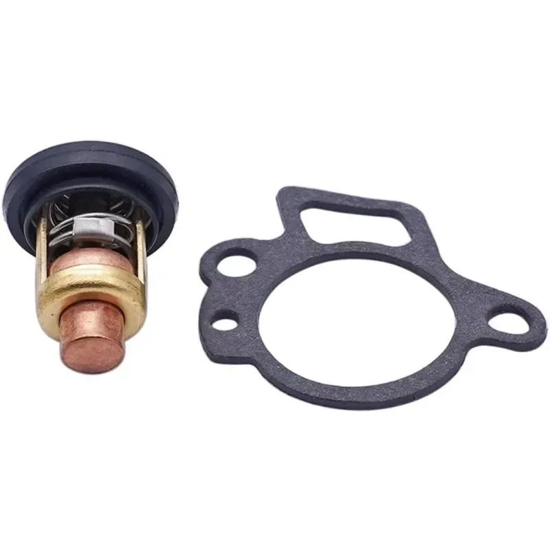 OUNENG NEW Marine Thermostat 6G8-12411-01 6G8-12411-02 6G8-12411-03 Gasket 65W-12414-00 Compatible Yama-ha 4 Stroke 9.9-70HP