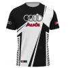 Audi Racing Shirts Men Women Matching Outfits Clothes Round Neck Short Sleeved Shirts Quick-drying Soft Lightweight Oversize Top 1