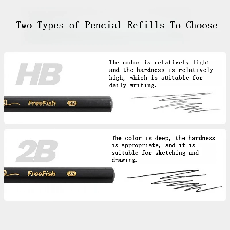 10/20 Pcs Pencils 2B/HB Write Smooth Simple Black for Student Sketch Architectural Drawing Writing Art Office School Supplies - 2