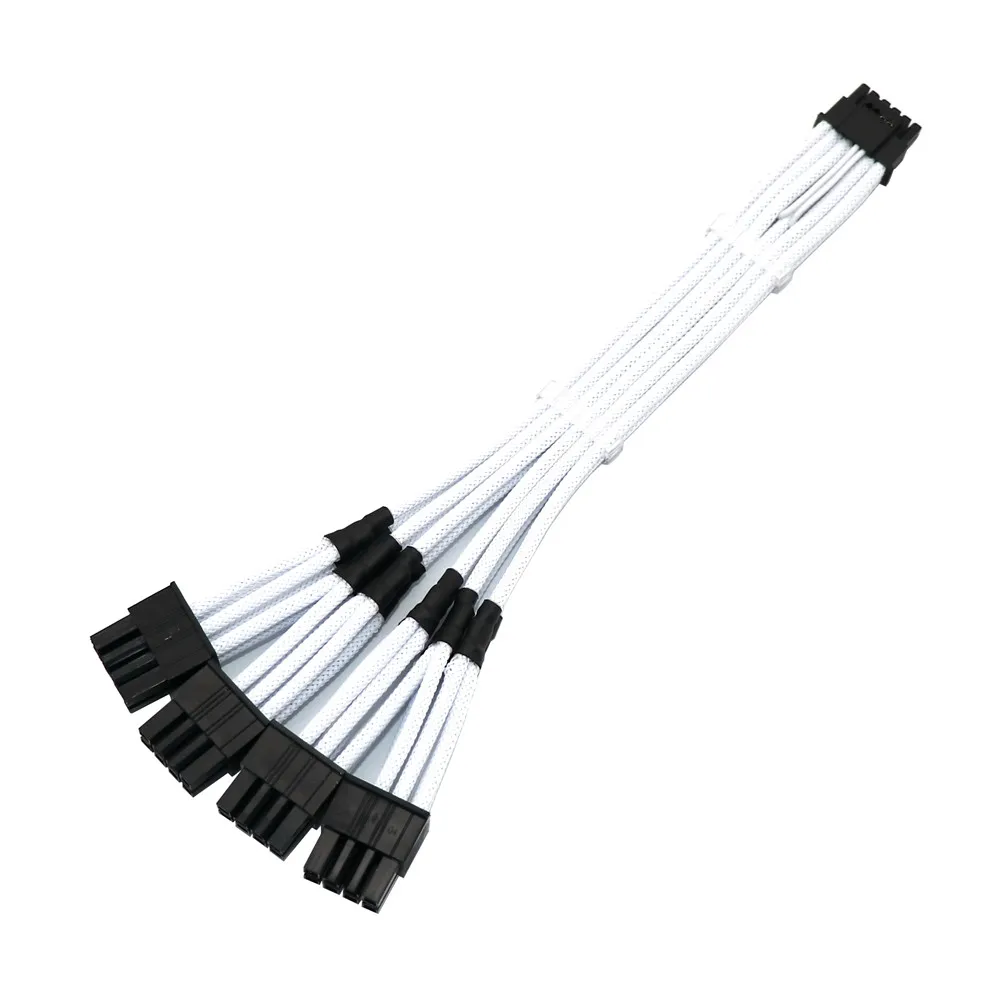 para Peças Cpu Macho 8pin Atx 16awg 5.0 Cabo Modular Fonte de Alimentação para Corsair Modelo de Psu Antecec Rtx4090ti 4090 12vhpwr 12 Mais 4pin - Imagem 2