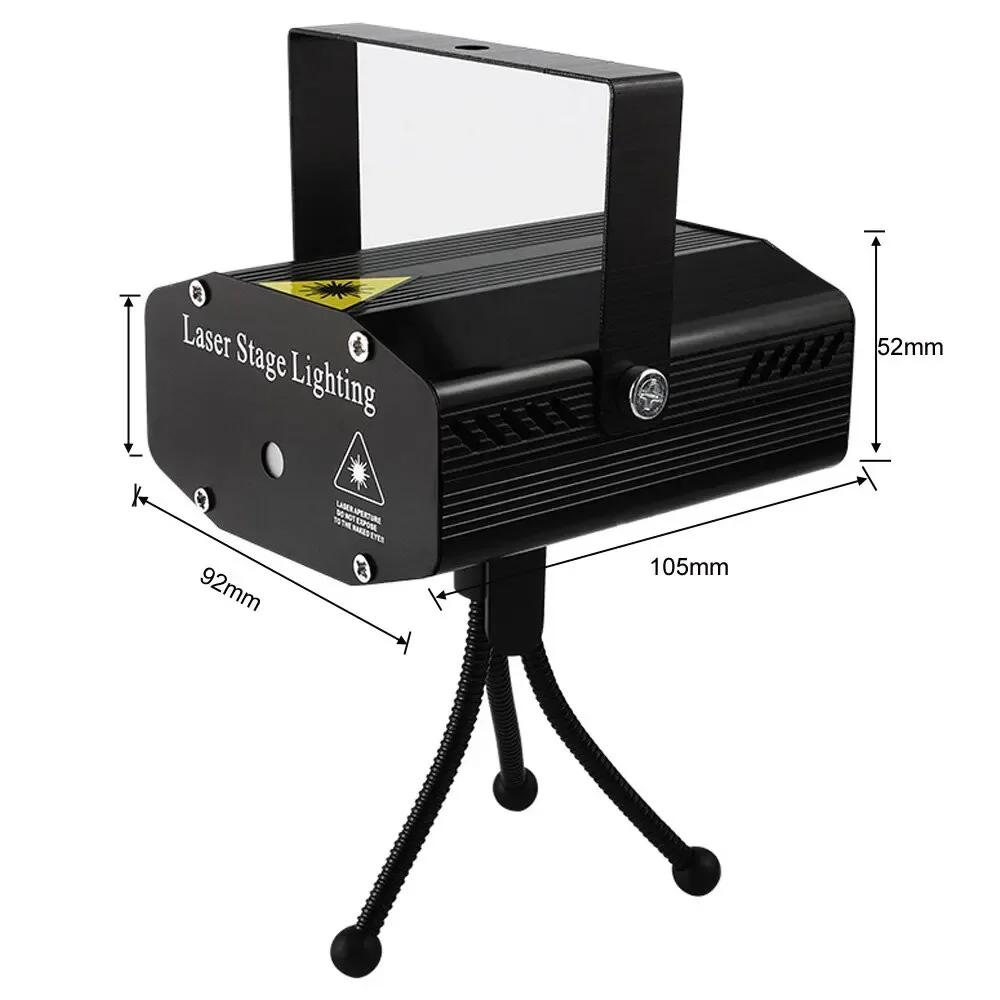Portable Remote Control LED Stage Light DJ KTV Disco Lamp Projector Laser Lights for Party