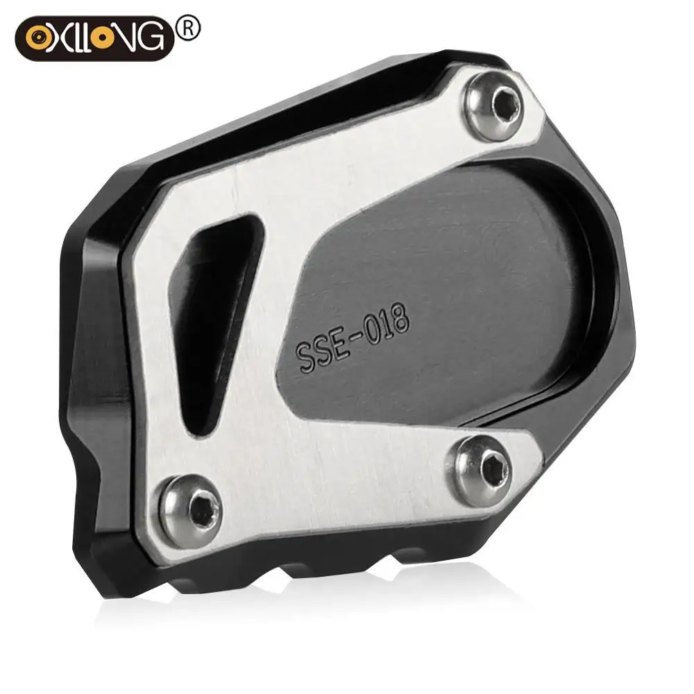 

Motorcycle CNC Foot Side Stand Pad Plate Kickstand Enlarger Support Extension For SUZUKI V-STROM 1050/XT VSTROM 1050 2020-2021