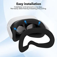 Silicone Facial Cover for Quest 3S VR Glasses Replacement Accessories Host Shell Anti-Scratch Protective Cover for Meta Quest 3S - Image 5