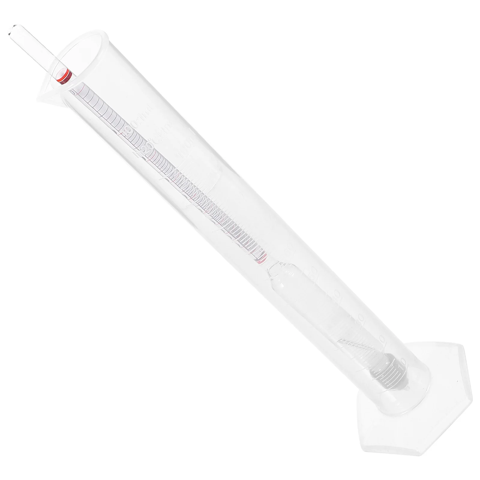 Plastic Cylinder Alcohol Density Meter Hydrometer Graduated Tester 1 set Brewing Supplies Gravity Percentage Content Meter Hydrometer Alcohol Tester