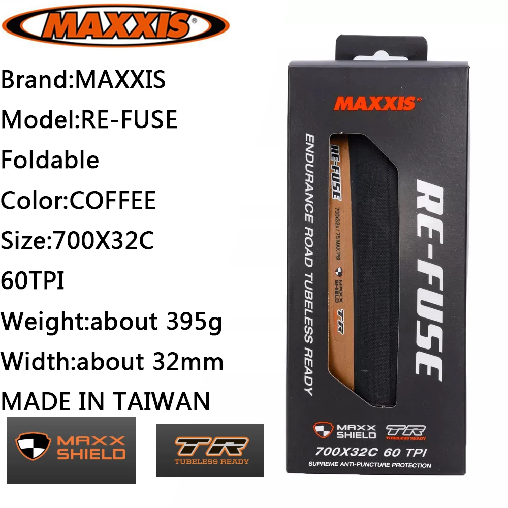 Maxxis Re-Fuse 700C Tubeless Road Tyre | Bikeinn