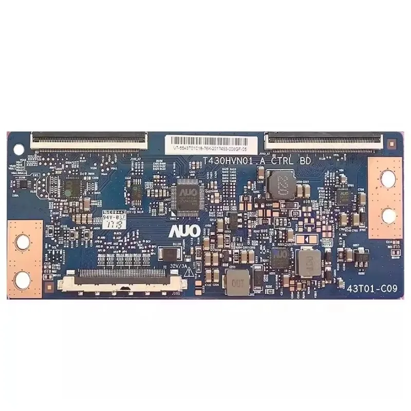 AUO 오리지널 T430HVN01.A CTRL BD 43T01-C09 로직 Tcon TV 보드 완벽하게 작동 완전히 테스트됨
