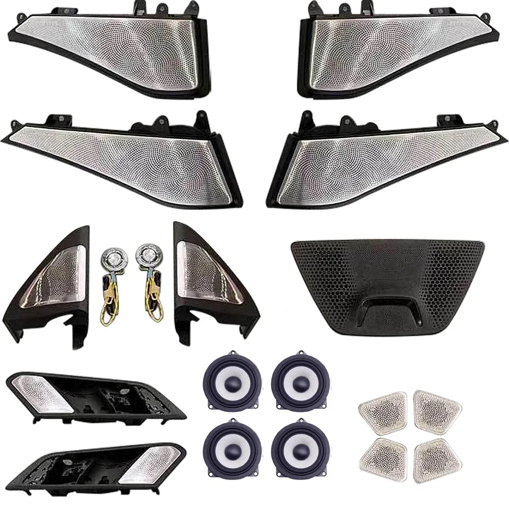 Copertura Dell'Altoparlante Luminescenza A Led Per Auto Per Bmw G06 X6 Tweeter Per Porta Illuminazione Trim Subwoofer Audio Horn Kit Di Copertura Dell