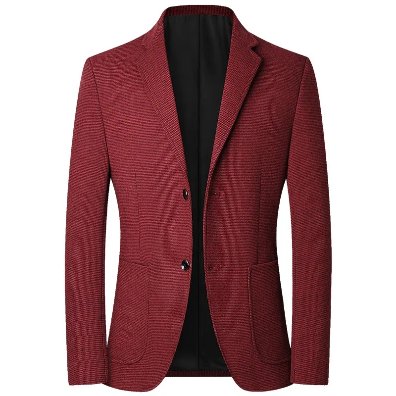 Spring New Mens Blazer Jacket Men Fashion Casual Slim Coats High-quality Men Business Suits Jackets Men's Blazers Tops Size 4XL