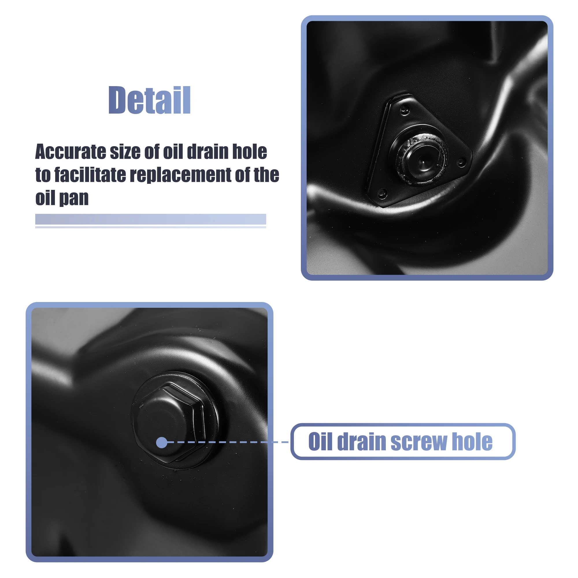 X Autohaux Engine Oil Pan No.5047566AA for Chrysler 200 2015- for Fiat 500X-Ram ProMaster City 2015-